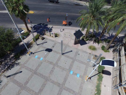 World\'s first streetlights powered by footsteps installed in Las Vegas