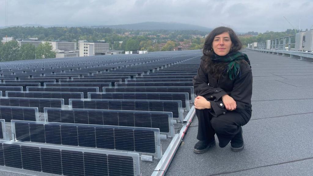 The view from the world's biggest vertical solar rooftop