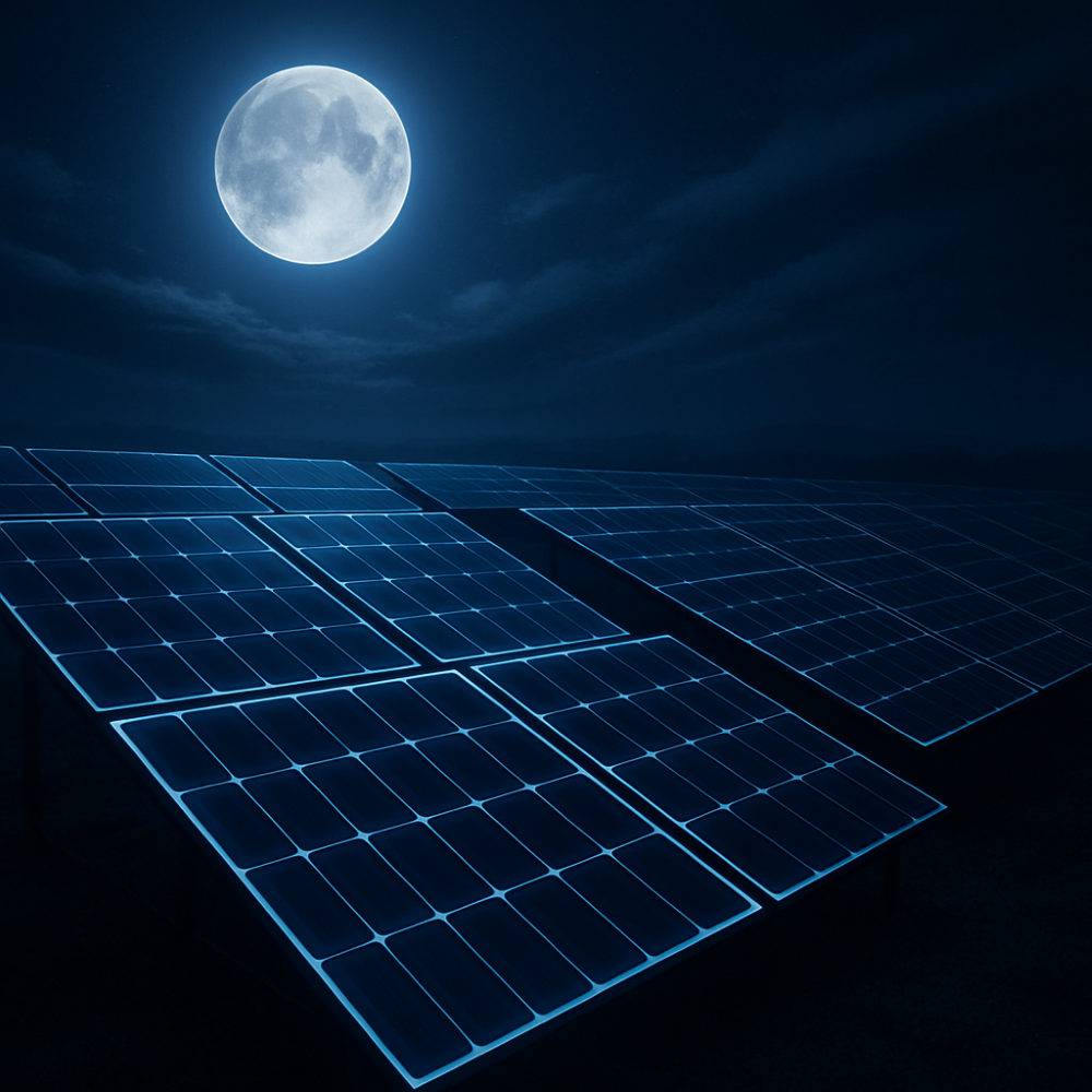 Moonlight-powered panels to mark a new milestone in renewable energy